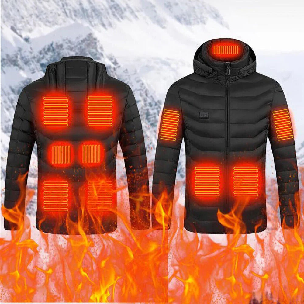 Warmfell™ Heated Jacket with 10 Zones and Rechargeable Battery