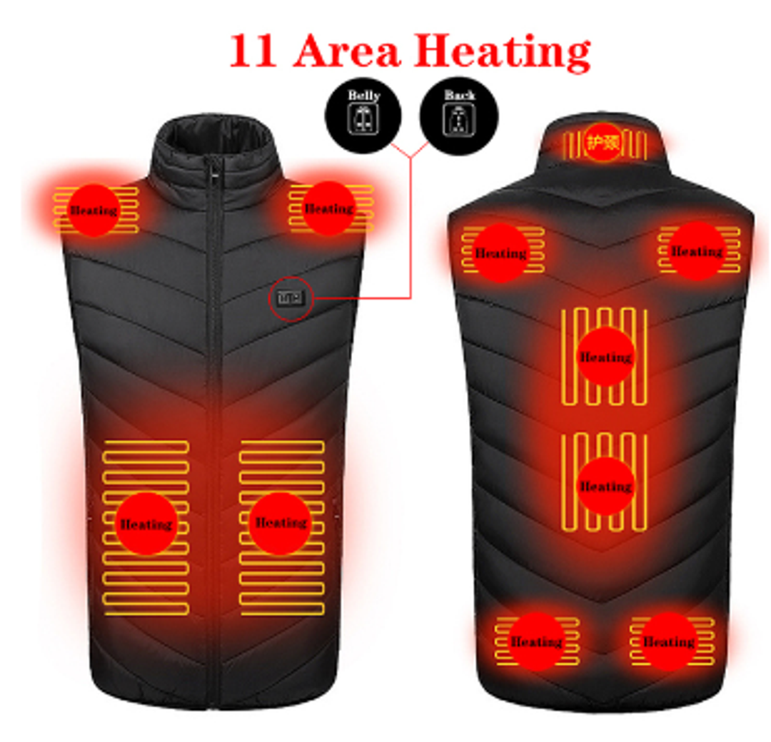 Warmfell™ Wind and Waterproof Heated Gilet with Neck Zone