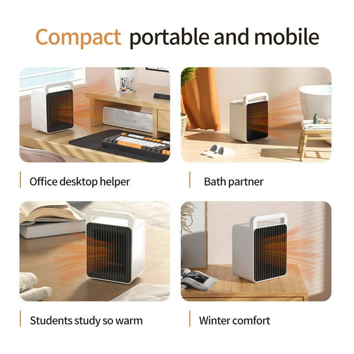 Warmfell™ Compact 600W Fan Heater with Two Heat Settings