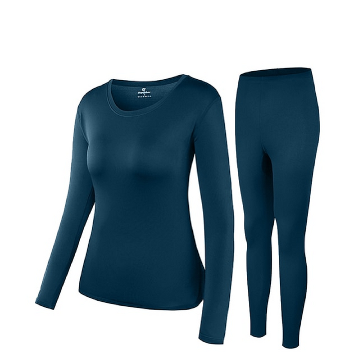 Warmfell™ USB Heated Thermal Base Layer Set with Flatlock Seams