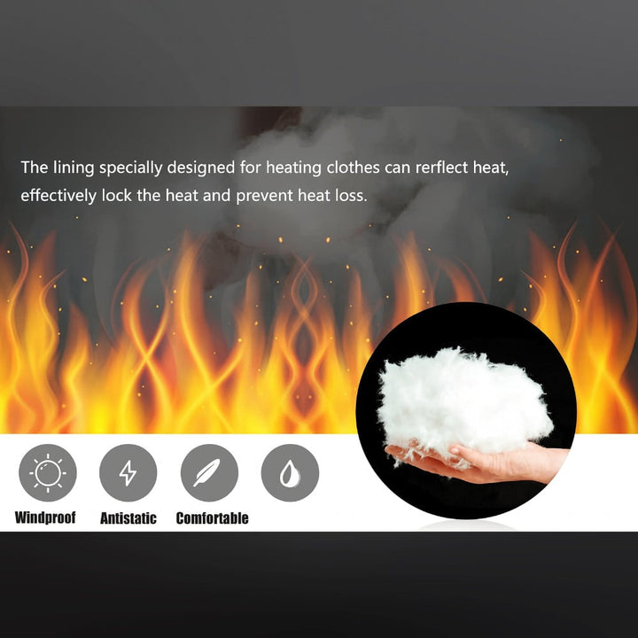 Warmfell™ Hooded Heated Puffer Coat with 3 Temperature Settings