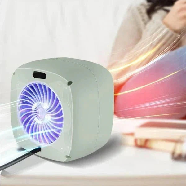 Warmfell™ Compact Cube Heater with Quiet Running for Desk and Bedside