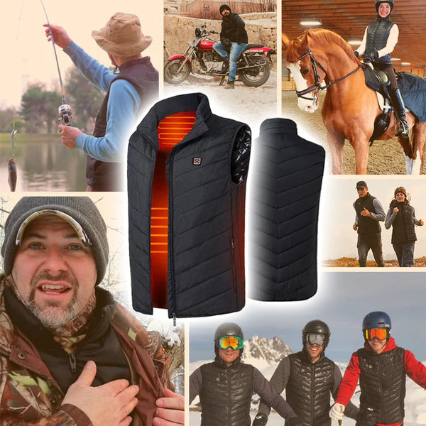Warmfell™ Wind and Waterproof Heated Gilet with Neck Zone