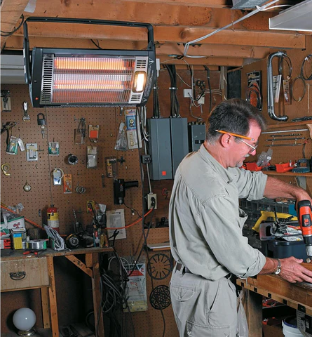 Warmfell™ Wall-Mounted Electric Infrared Heater for Outdoors