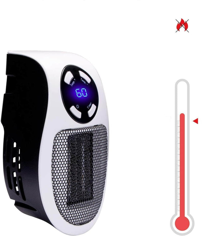 Warmfell™ Compact 500W Electric Heater with Thermostat Control