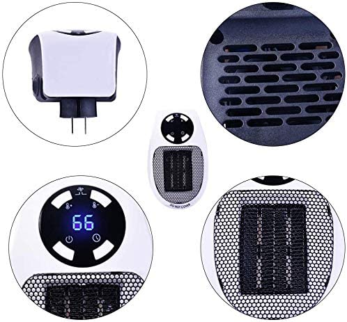 Warmfell™ Compact 500W Electric Heater with Thermostat Control