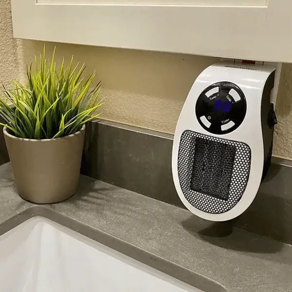 Warmfell™ Quiet 500W Plug-In Heater with Digital Thermostat