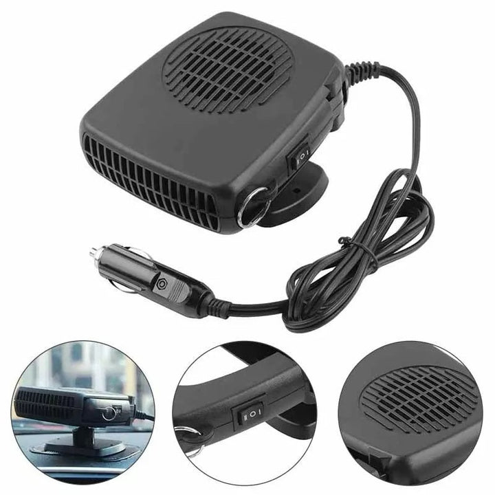 Warmfell™ 12V Car Heater &amp; Fan with Non-Slip 360° Rotating Base