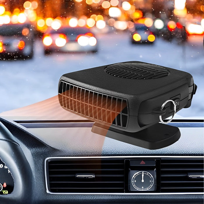Warmfell™ 12V Car Heater & Fan with Non-Slip 360° Rotating Base