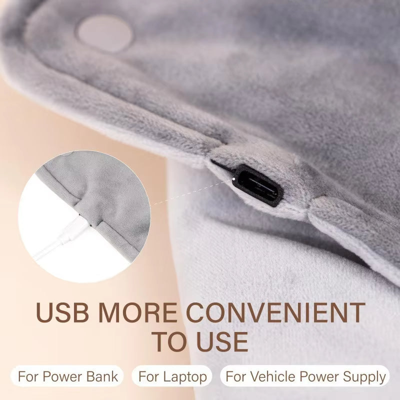 Warmfell™ Microplush USB Heated Pad, Machine Washable