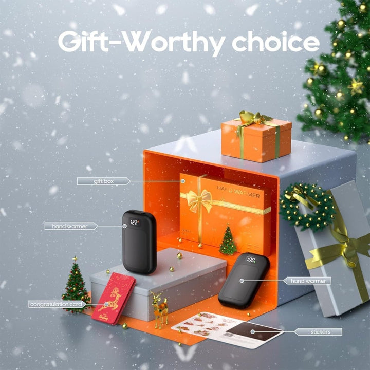 Warmfell™ USB Rechargeable Hand Warmer with LED Screen