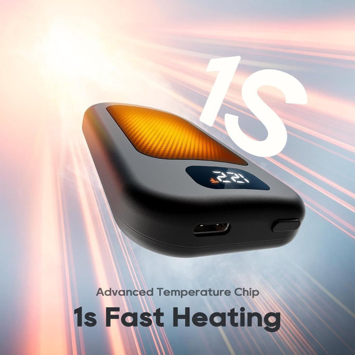 Warmfell™ USB Rechargeable Hand Warmer with LED Screen