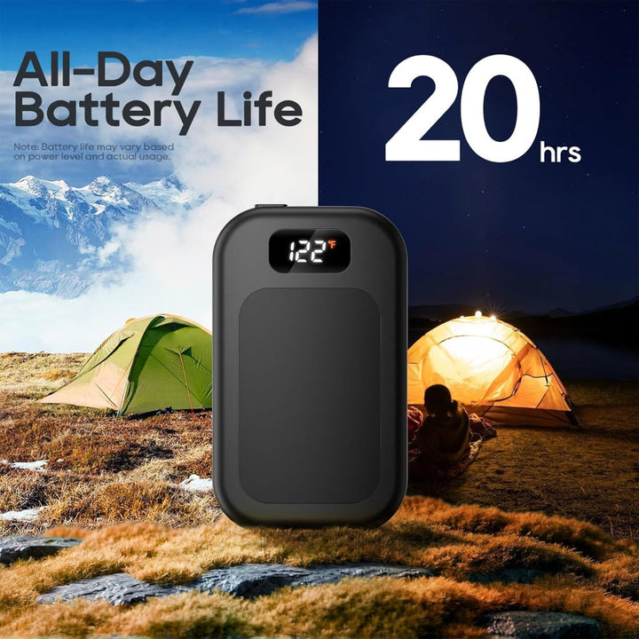Warmfell™ USB Rechargeable Hand Warmer with LED Screen