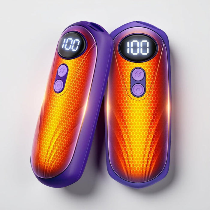 Warmfell™ Rechargeable Hand Warmers Set of 2 with Five Heat Settings