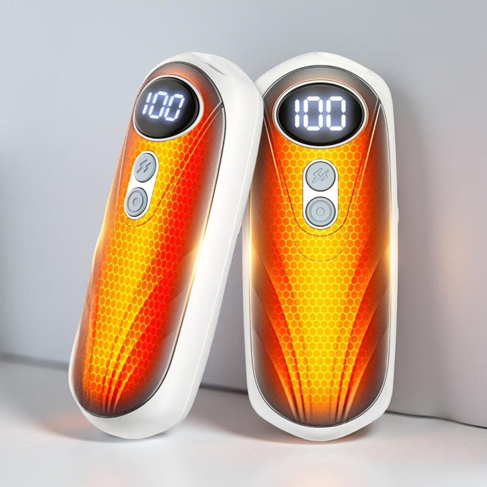 Warmfell™ Rechargeable Hand Warmers Set of 2 with Five Heat Settings