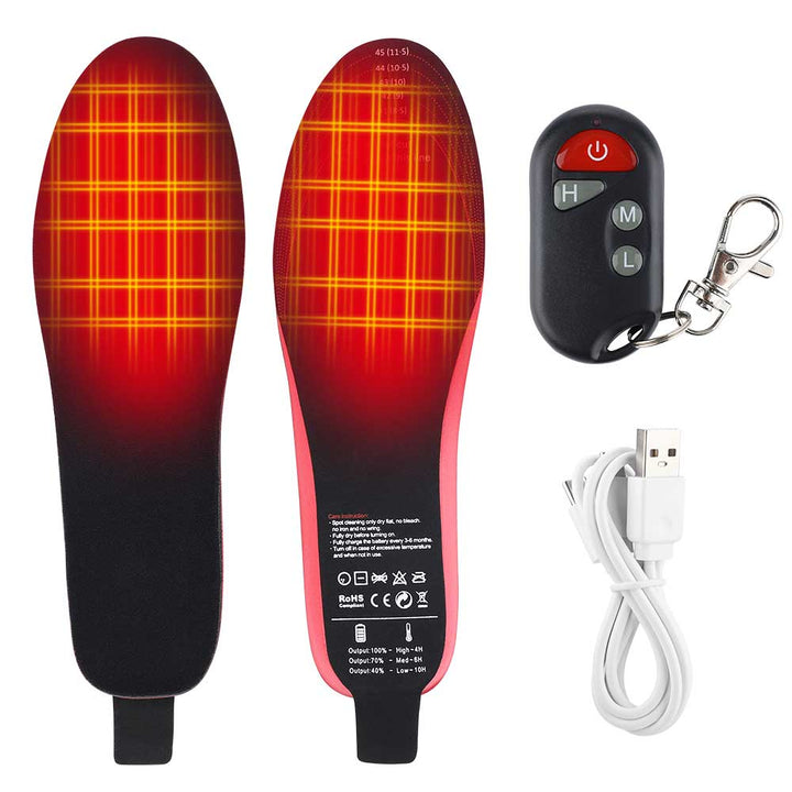 Warmfell™ Rechargeable Heated Insoles, Up to 10 Hours Warmth