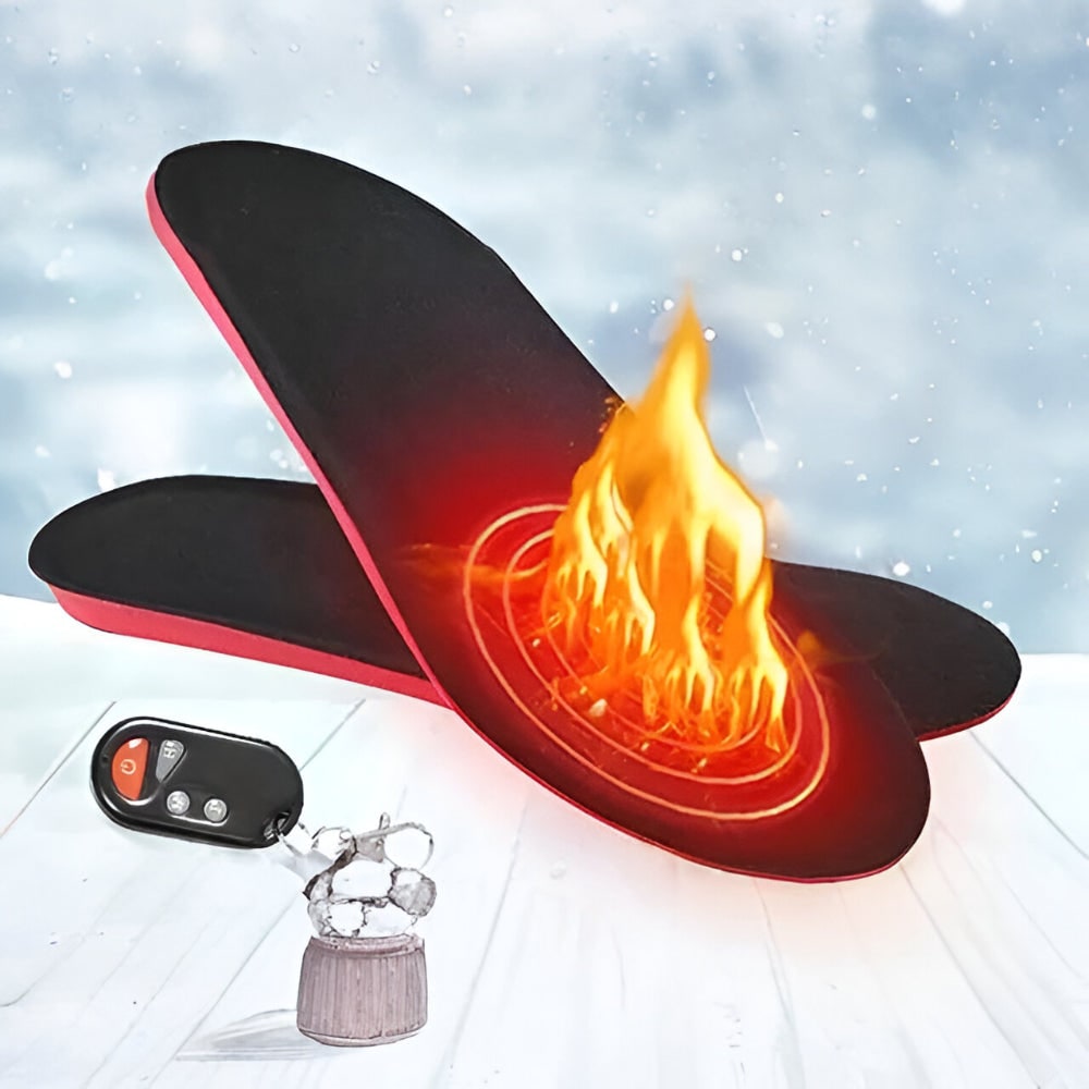 Warmfell™ Heated Insoles with Wireless Remote and Arch Support