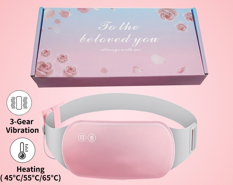 Warmfell™ Rechargeable Heating Pad for Period Cramps With 3 Heat Levels