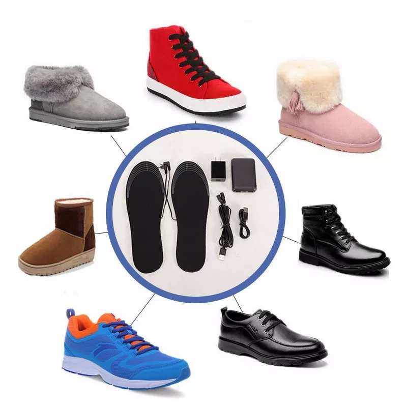 Warmfell™ USB Heated Shoe Insoles With Slim Carbon Fibre Heating