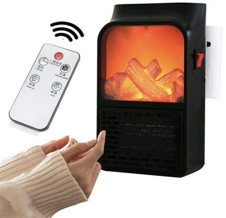 Warmfell™ Electric Flame Effect Heater with Digital Thermostat
