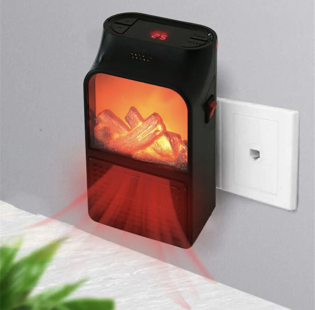 Warmfell™ Electric Flame Effect Heater with Digital Thermostat