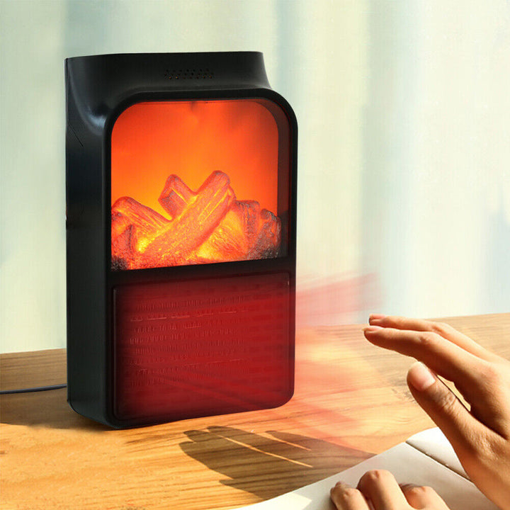 Warmfell™ Electric Flame Effect Heater with Digital Thermostat