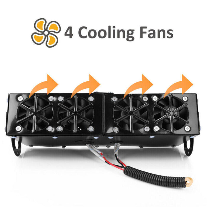 Warmfell™ 500W Electric Car Heater with 4 Air Outlets