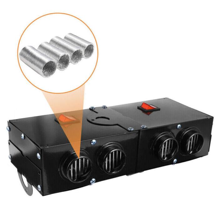 Warmfell™ 500W Electric Car Heater with 4 Air Outlets