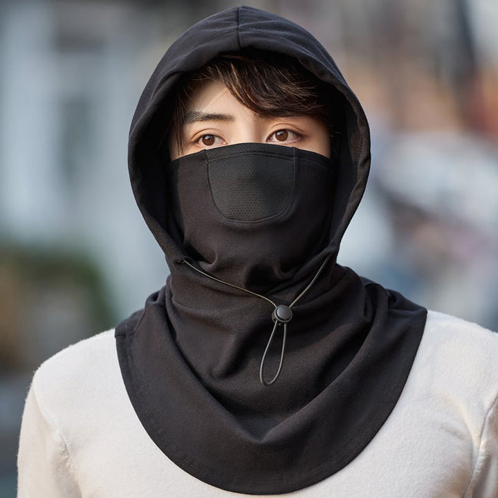 Warmfell™ Hooded Face Mask with Neck Warmer for Cycling and Skiing