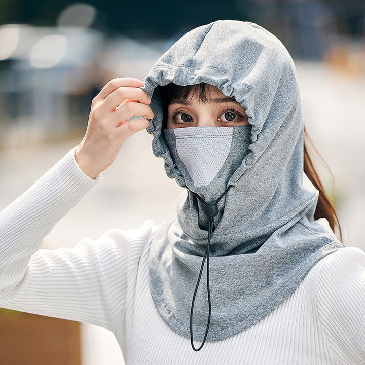 Warmfell™ Hooded Face Mask with Neck Warmer for Cycling and Skiing