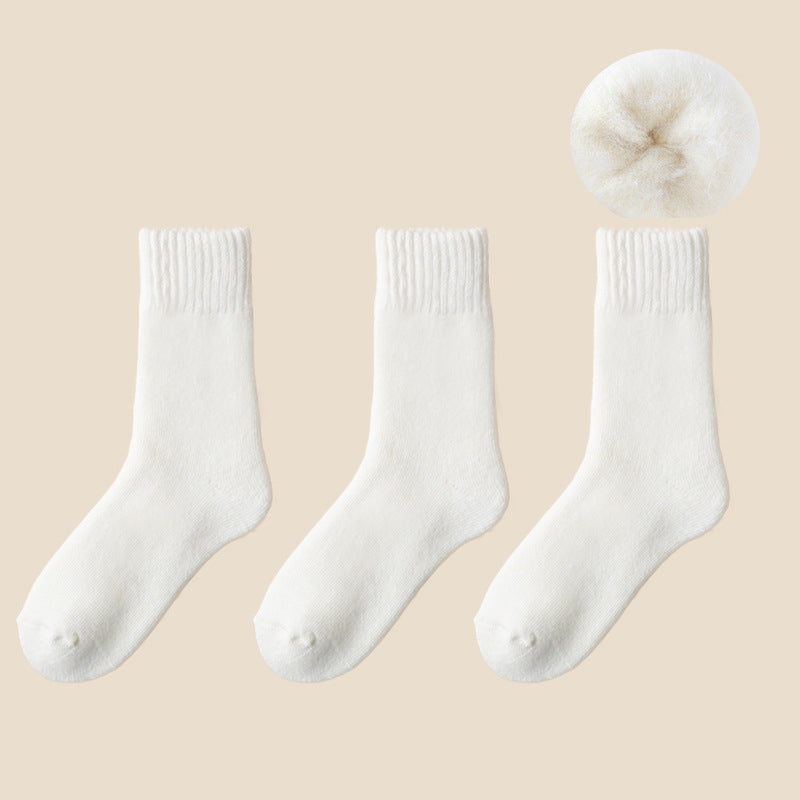 Warmfell™ Fleece-Lined Thermal Socks, 3-Pair Set with Moisture Wicking