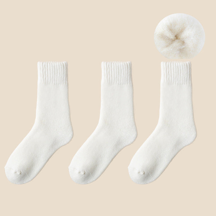 Warmfell™ Fleece-Lined Thermal Socks, 3-Pair Set with Moisture Wicking