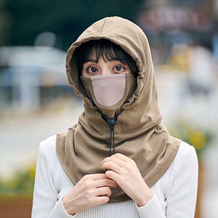 Warmfell™ Hooded Face Mask with Neck Warmer for Cycling and Skiing