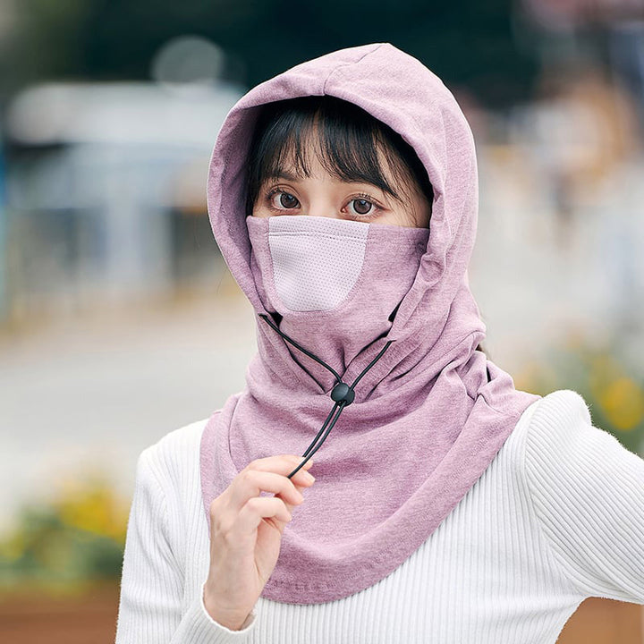 Warmfell™ Hooded Face Mask with Neck Warmer for Cycling and Skiing
