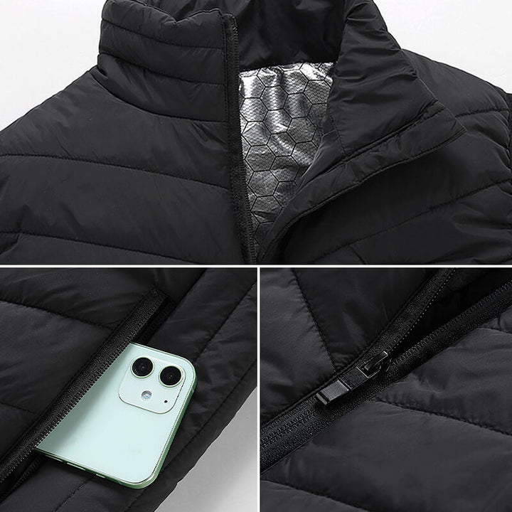 Warmfell™ Heated Gilet with 13 Heating Zones and Front-Back Control