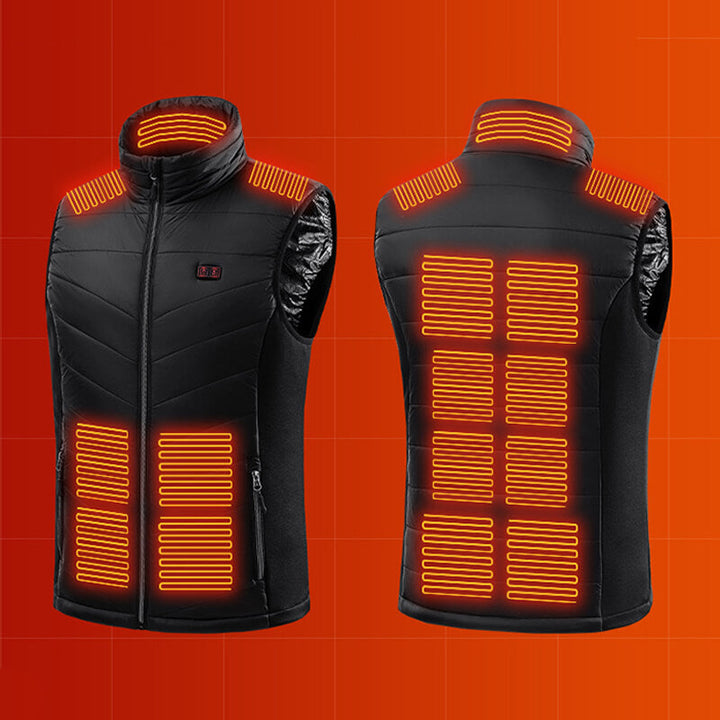 Warmfell™ Heated Gilet with 13 Heating Zones and Front-Back Control
