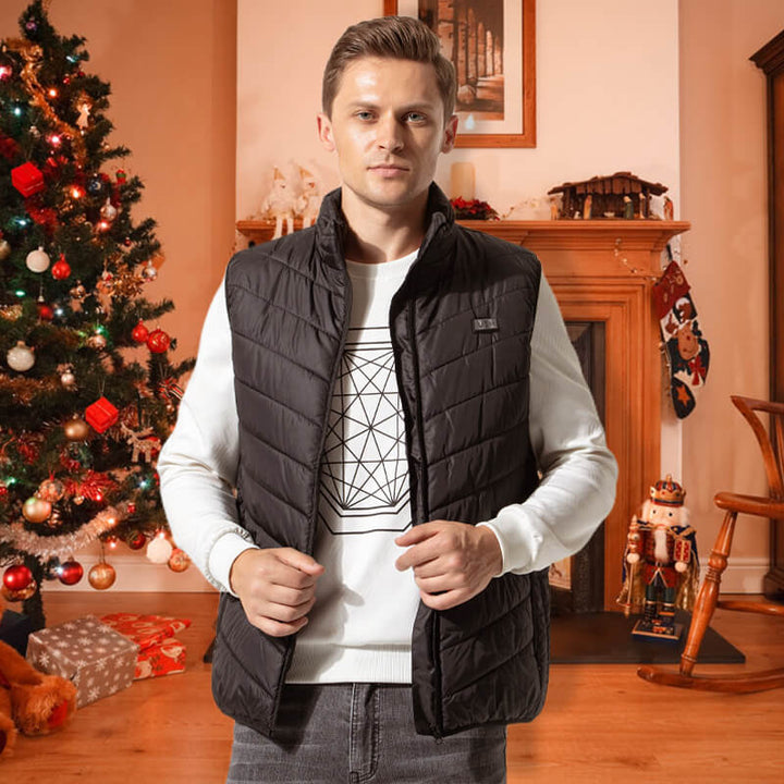 Warmfell™ Heated Gilet with 13 Heating Zones and Front-Back Control