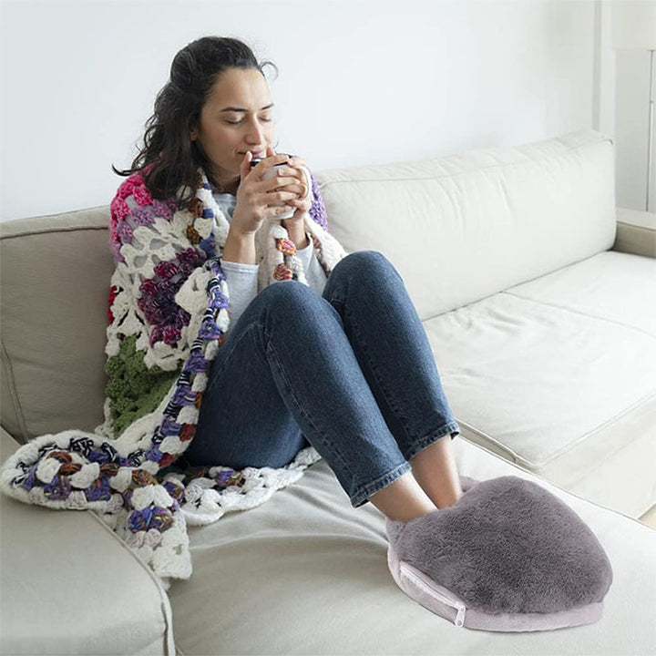 Warmfell™ Plush Heated Foot Warmer with 30-Second Heat-Up