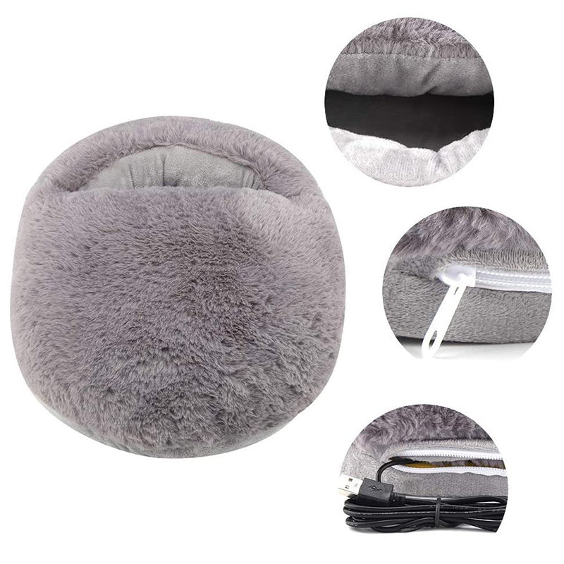 Warmfell™ Plush Heated Foot Warmer with 30-Second Heat-Up