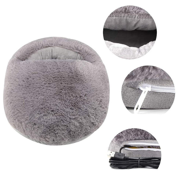 Warmfell™ Plush Heated Foot Warmer with 30-Second Heat-Up