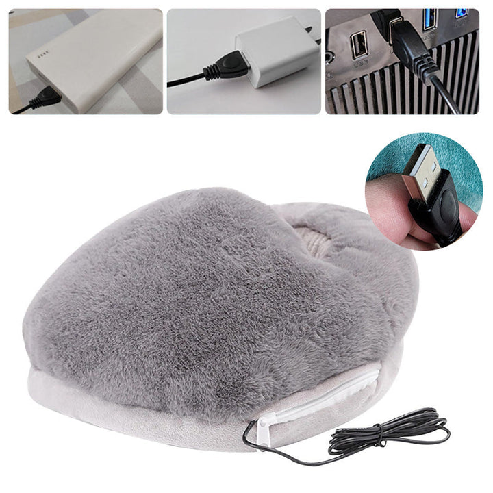 Warmfell™ Plush Heated Foot Warmer with 30-Second Heat-Up