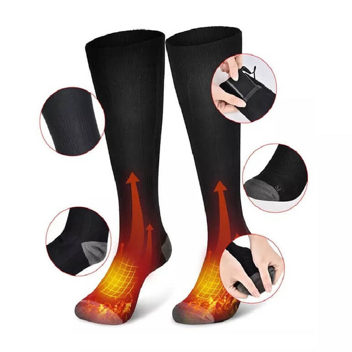 Warmfell™ Unisex Heated Socks up to 65°C with 8-Hour Battery
