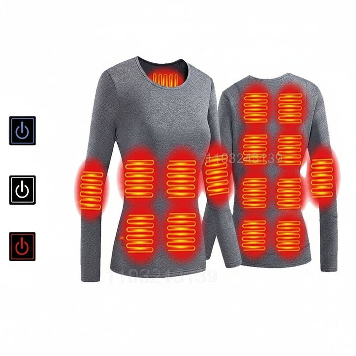 Warmfell™ Heated Thermal Base Layer Set with Multi-Zone Warmth