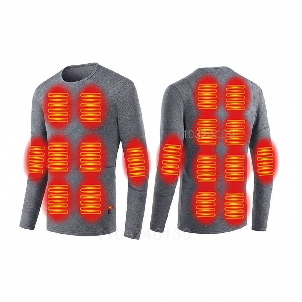 Warmfell™ Heated Thermal Base Layer Set with Multi-Zone Warmth