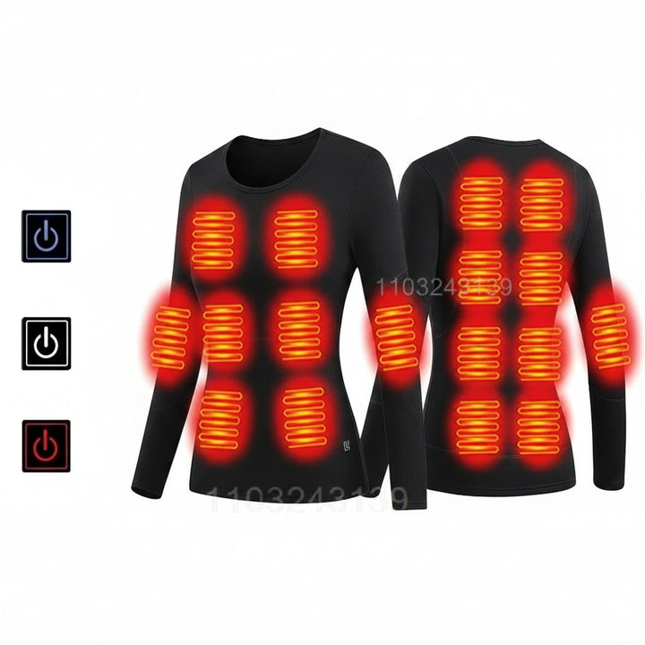 Warmfell™ Heated Thermal Base Layer Set with Multi-Zone Warmth