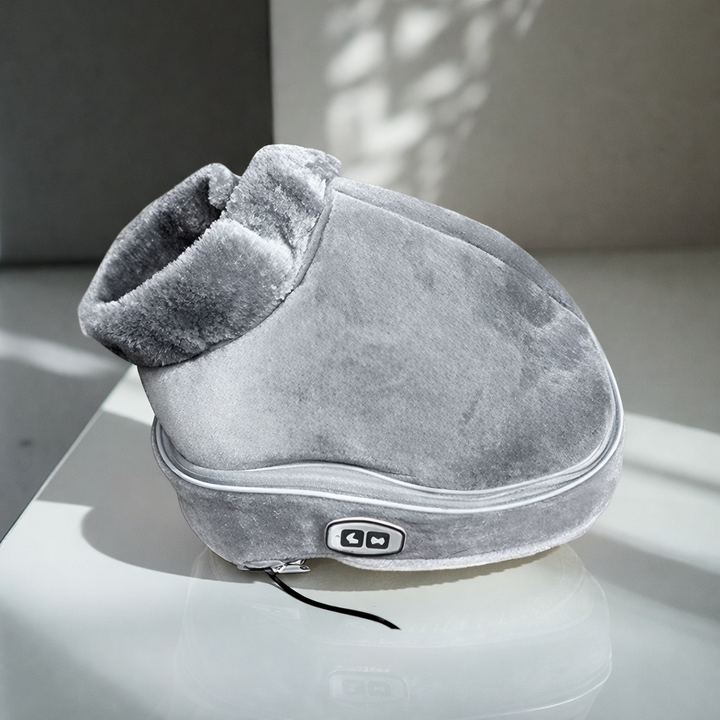 Warmfell™ Plush Heated Foot Massager with Shiatsu Vibration