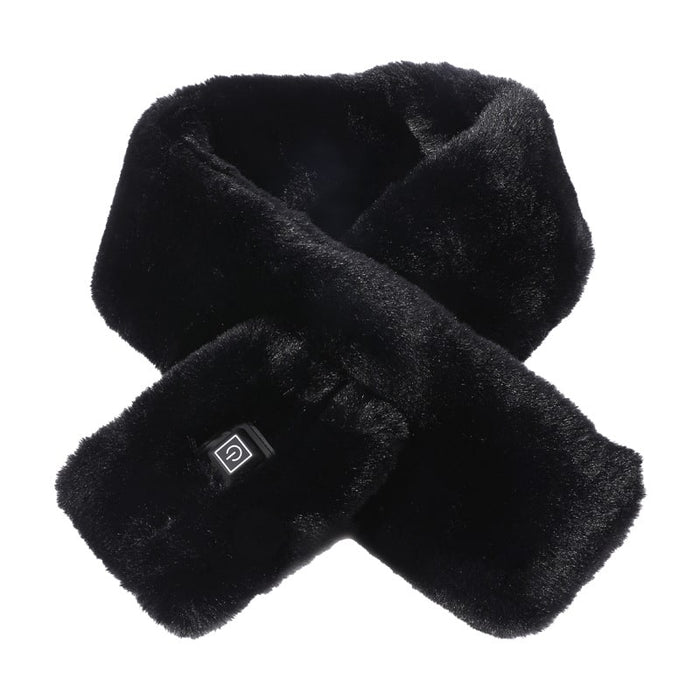 Warmfell™ Women's Faux Fur Heated Scarf with Three Temperature Settings