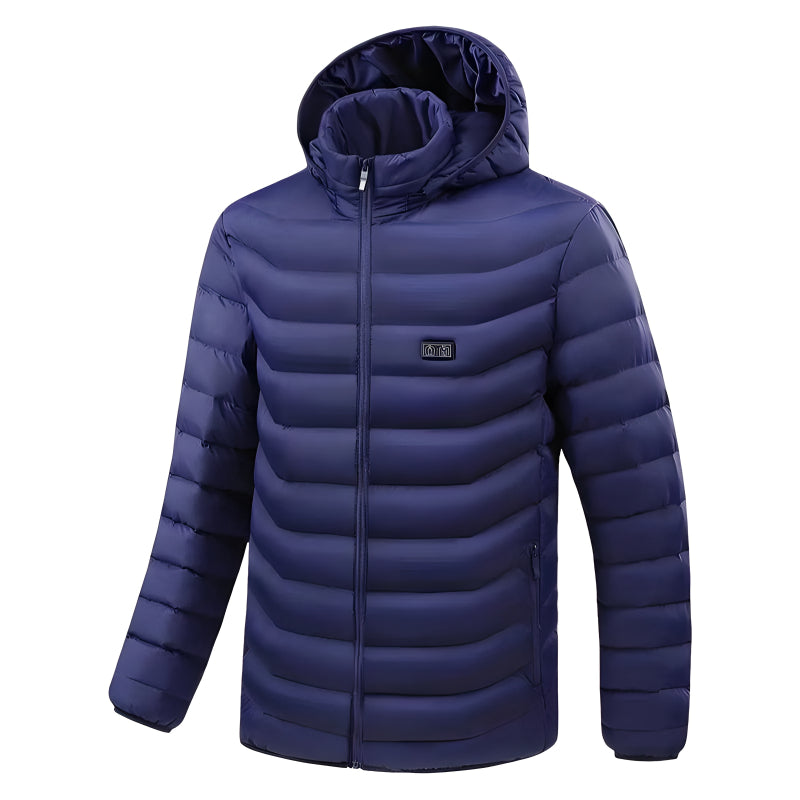 Warmfell™ Unisex Heated Jacket with 9 Zones and Detachable Hood